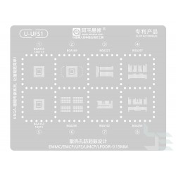 Stencils Amaoe 8 in 1 BGA153 /162 /169 /200 /221 /254 /297 for reballing BGA IC chips