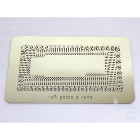 Stencil chip size SRGKK for reballing Intel BGA IC chips