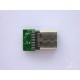 Type-C USB connector TC-14, female, for cable mounting