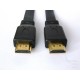 Video cable HDMI 1.4 Type A (M) to Type A (M), 1080p FHD 120Hz, 30cm, flat