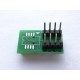 Adapter 8x6mm WSON8/DFN8/MLF8/MLP8 to DIP8 for programmer