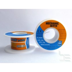 Solder wire Mechanic HX-T100, Sn63 Pb37, 0.2mm, 55g