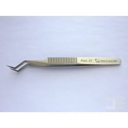 Tweezers Mechanic Aax-17, stainless steel, anti-magnetic, anti-static