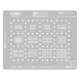 Stencils Amaoe 12 in 1 BGA60 to BGA315 for reballing BGA IC chips