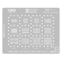 Stencils Amaoe 12 in 1 BGA60 to BGA315 for reballing BGA IC chips