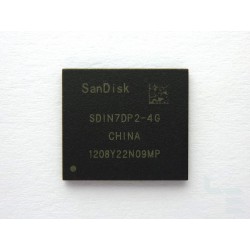 Чип SanDisk SDIN7DP2-4G (BGA153), 4GB eMMC module (iNAND), нов